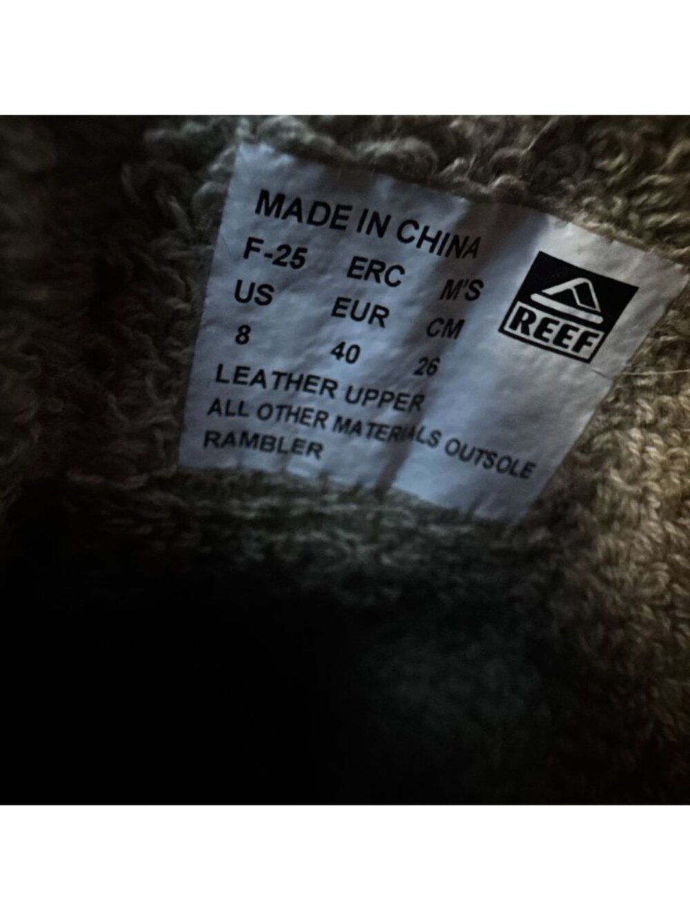 Reef Rambler Mens Suede Slip-On Shoes Sz 8 Brown & Tan Lightweight & Comfortable - Picture 10 of 10